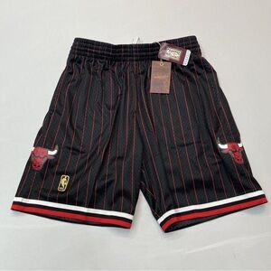 Mitchell & Ness Chicago Bulls Pinstripe Basketball Shorts Men’s Size XL Jordan